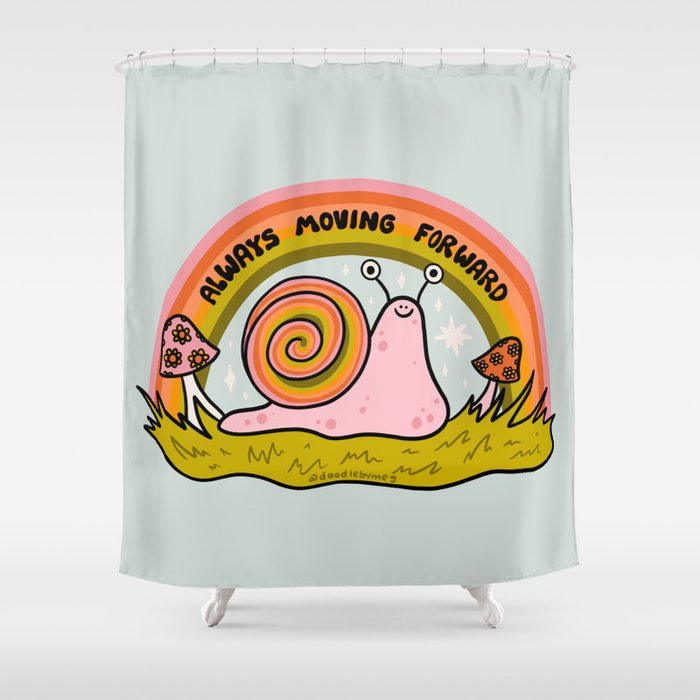 Always Moving Forward Shower Curtain Gallery Image 1