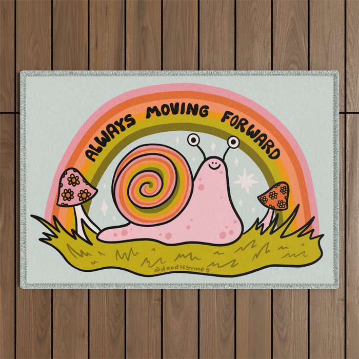 Always Moving Forward Outdoor Rug Gallery Image 1