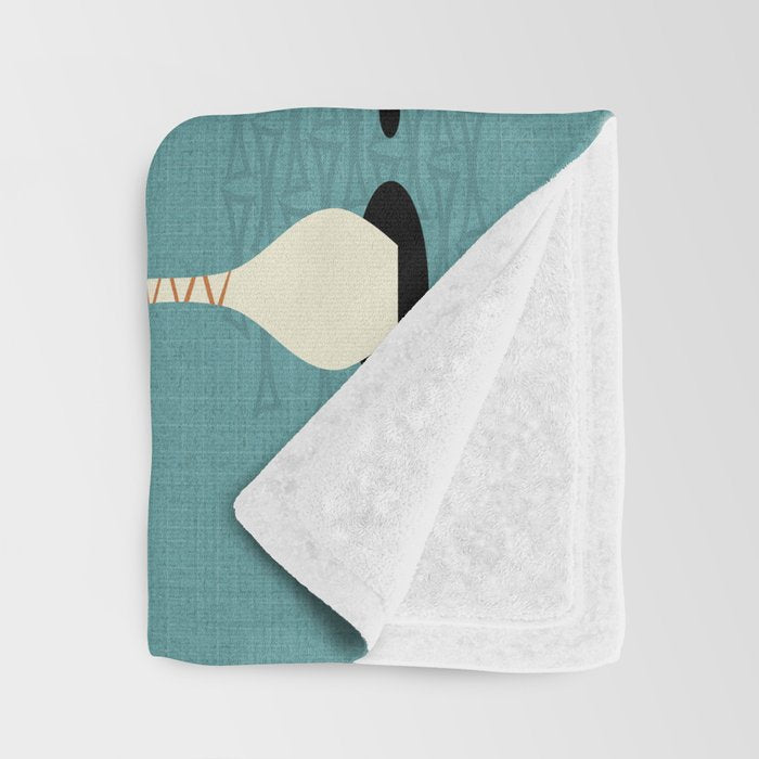 Mid Century Kitty Mishchief - w/ Orange ©studioxtine Throw Blanket Gallery Image 3