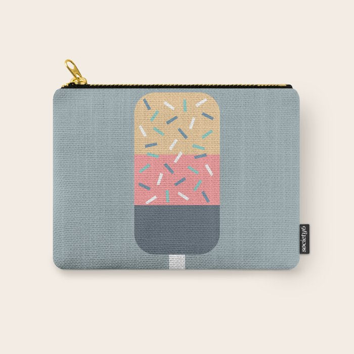 Popsicle (Blue) Carry All Pouch Gallery Image 1