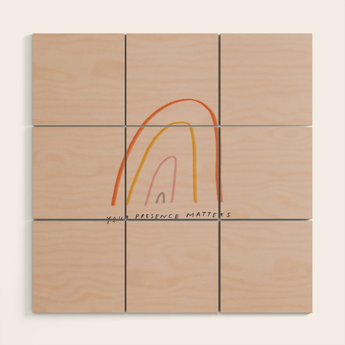 "Your Presence Matters" Wood Wall Art Gallery Image 1