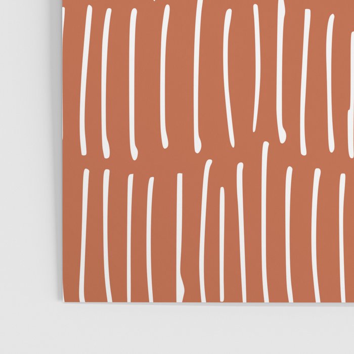Boho Wall Art, Colour Prints, Terracotta, Line Art Poster Gallery Image 3