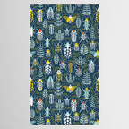 Beetle collection in dark Tablecloth Gallery Image 2