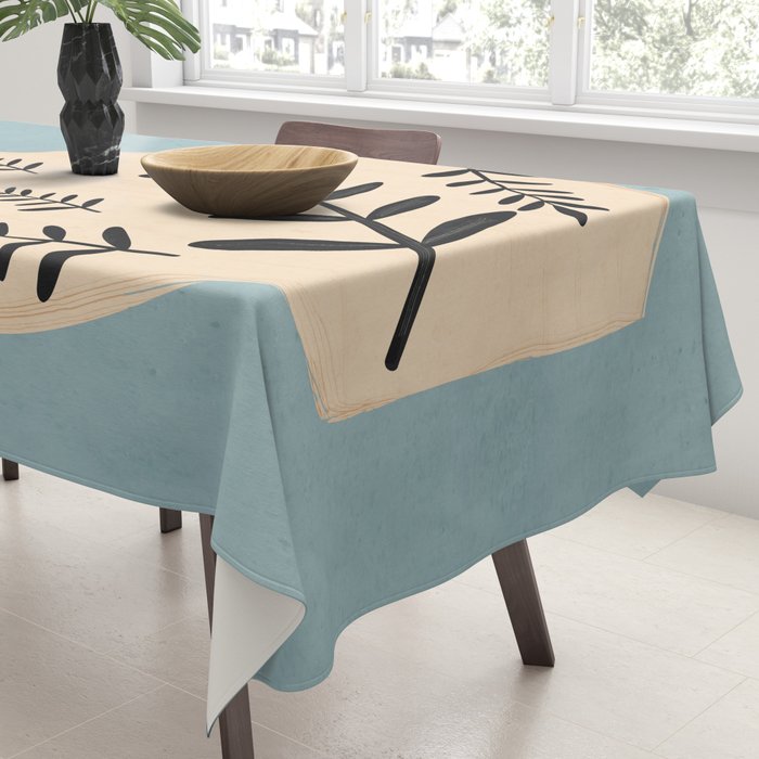 Minimal Abstract Art Vase 23 Tablecloth Gallery Image 3