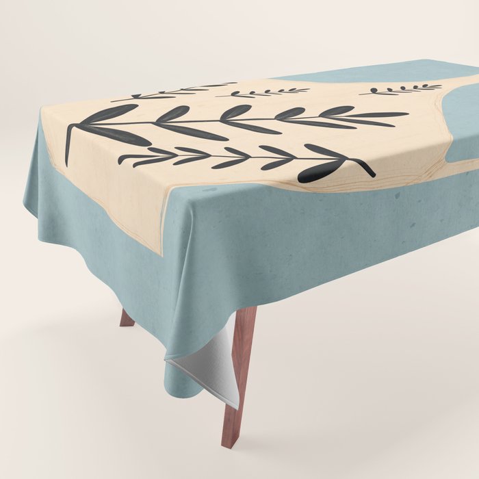 Minimal Abstract Art Vase 23 Tablecloth Gallery Image 1