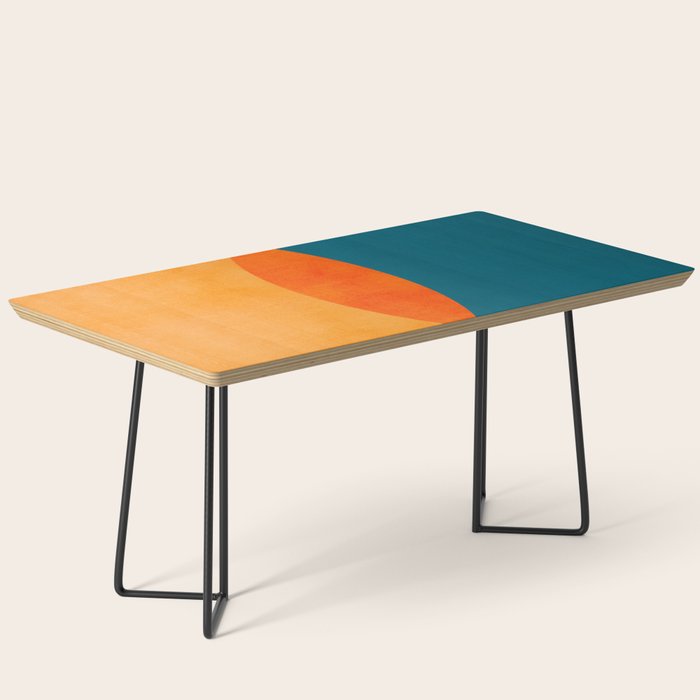 Mid Century Eclipse / Abstract Geometric Coffee Table Gallery Image 1