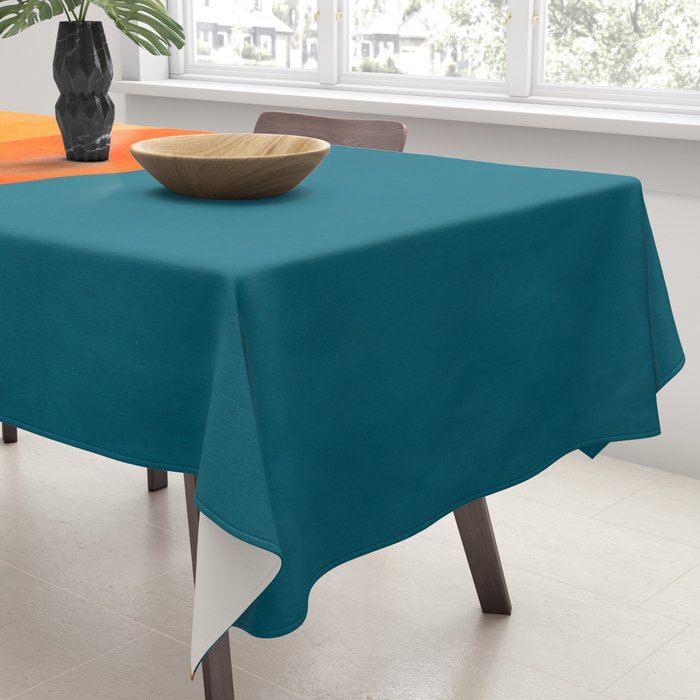 Mid Century Eclipse / Abstract Geometric Tablecloth Gallery Image 3