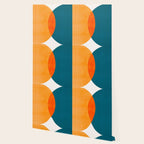 Mid Century Eclipse / Abstract Geometric Wallpaper Gallery Image 2