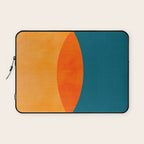 Mid Century Eclipse / Abstract Geometric Laptop Sleeve Gallery Image 1