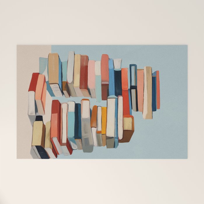 Books in Balance Welcome Mat Gallery Image 1