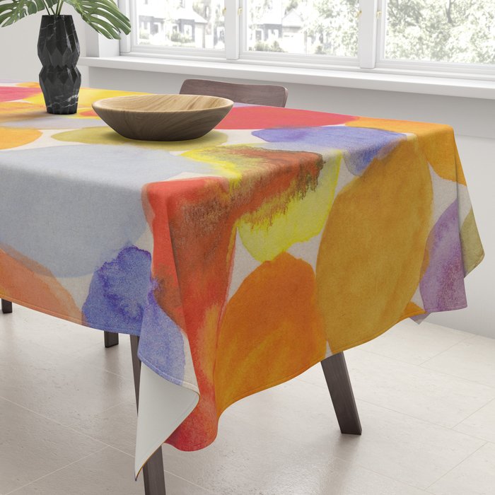 Watercolor Party #1 Tablecloth Gallery Image 3
