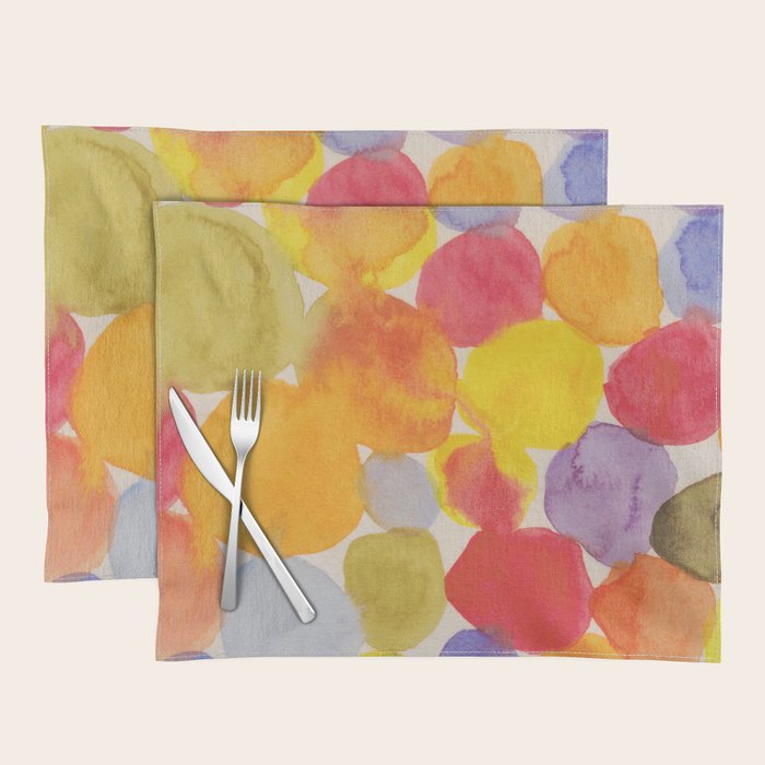 Watercolor Party #1 Placemat Gallery Image 1