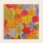 Watercolor Party #1 Wood Wall Art Gallery Image 1