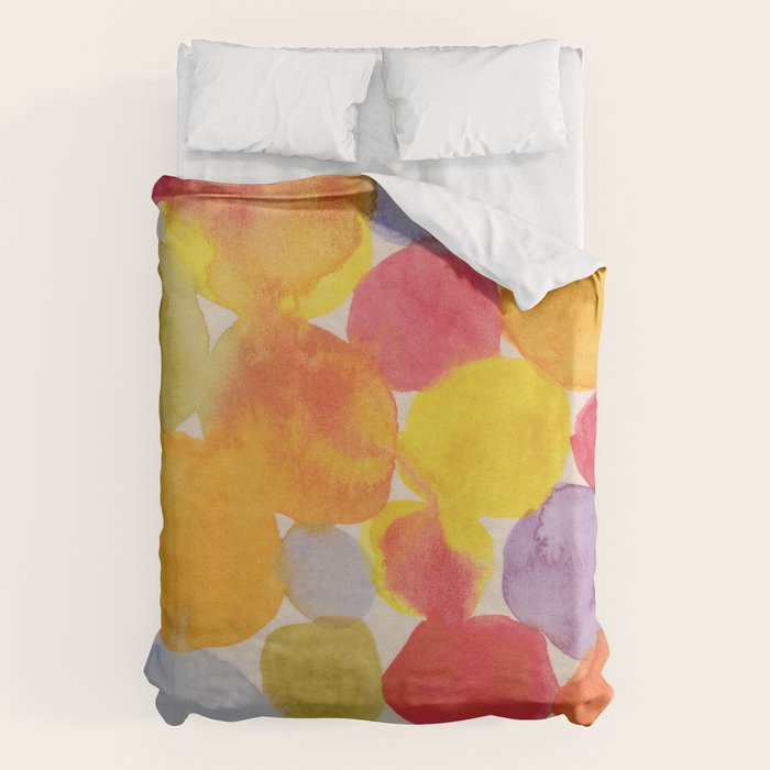 Watercolor Party #1 Duvet Cover Gallery Image 6
