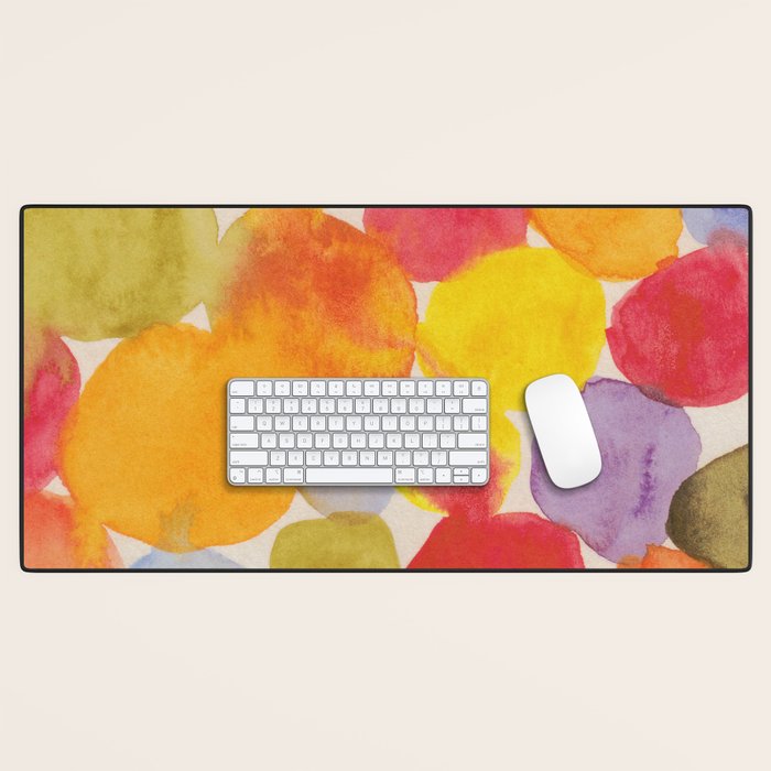 Watercolor Party #1 Desk Mat Gallery Image 1