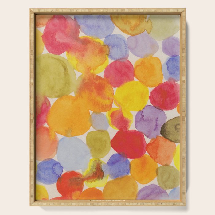 Watercolor Party #1 Serving Tray Gallery Image 1