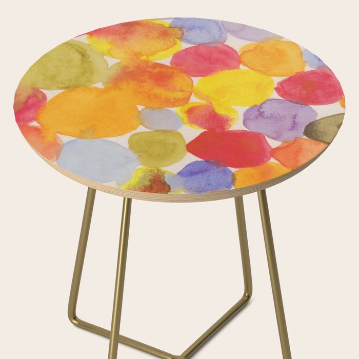 Watercolor Party #1 Side Table Gallery Image 2