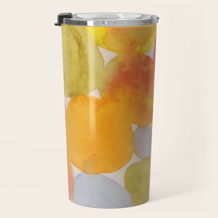 Watercolor Party #1 Travel Mug Gallery Image 3