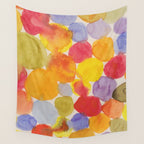 Watercolor Party #1 Wall Tapestry Gallery Image 4