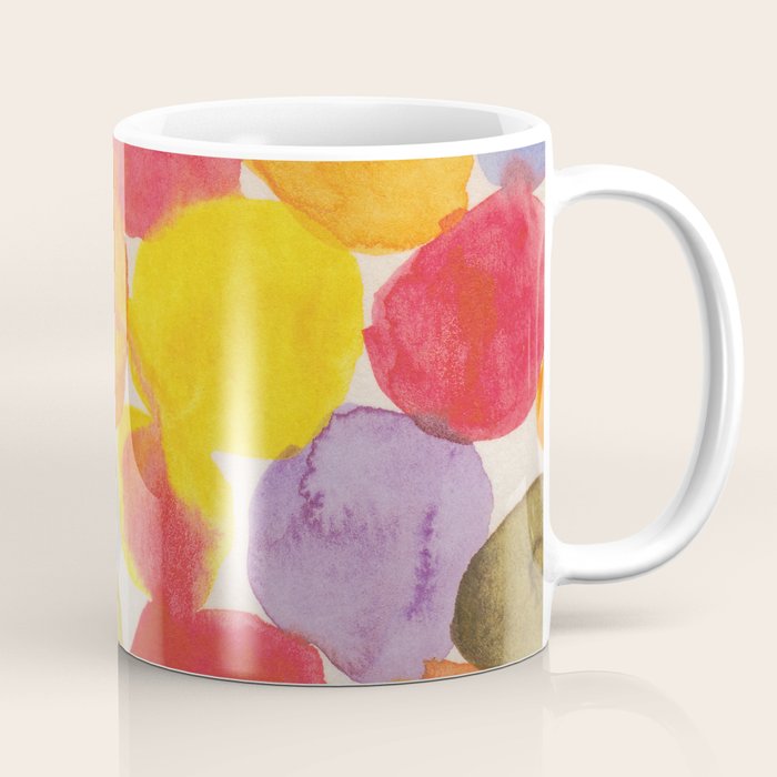 Watercolor Party #1 Coffee Mug Gallery Image 1