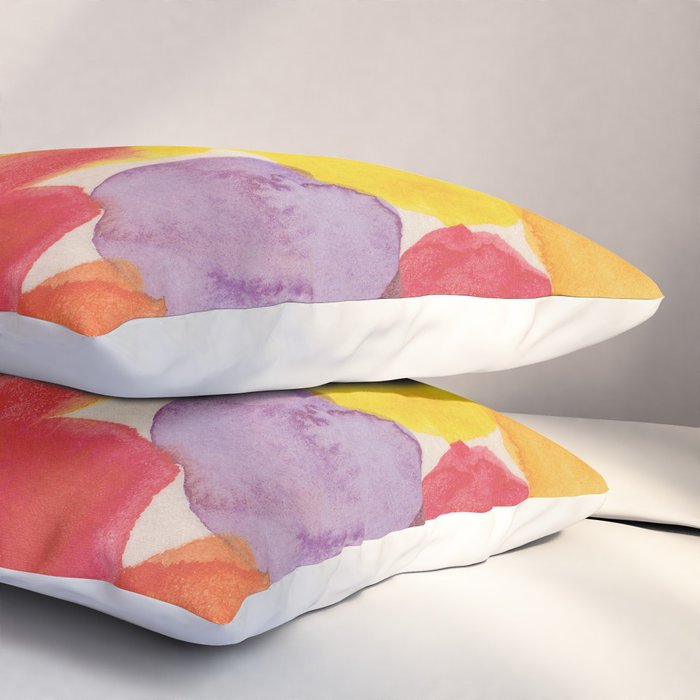 Watercolor Party #1 Pillow Sham Gallery Image 3