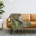 Vintage Dachshunds Throw Blanket Gallery Image 1