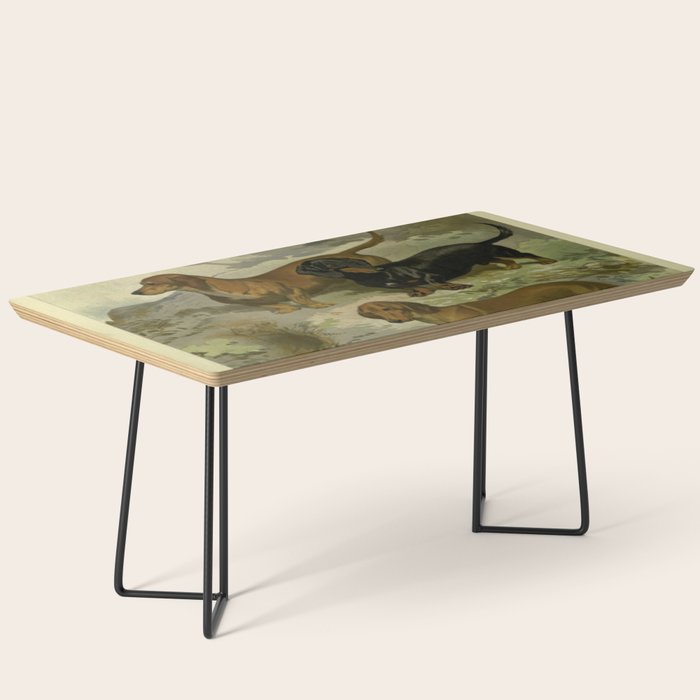 Vintage Dachshunds Coffee Table Gallery Image 1