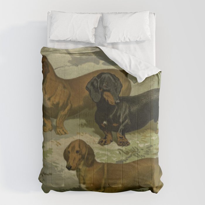 Vintage Dachshunds Comforter Gallery Image 6