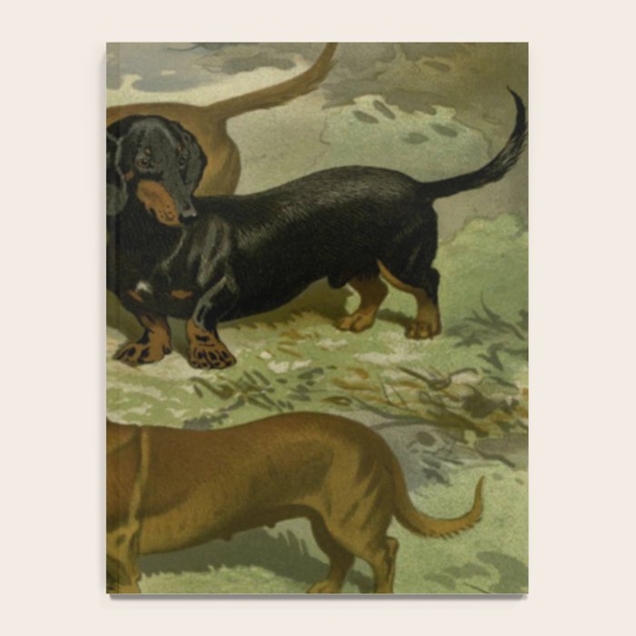 Vintage Dachshunds Notebook Gallery Image 4