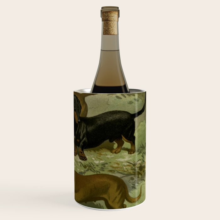 Vintage Dachshunds Wine Chiller Gallery Image 3