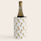 Gold Pineapple Pattern Wine Chiller Gallery Image 2