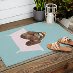 Sloth in Bathtub  Outdoor Rug Gallery Image 2
