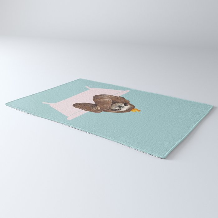 Sloth in Bathtub  Rug Gallery Image 3