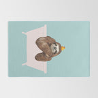 Sloth in Bathtub  Rug Gallery Image 2