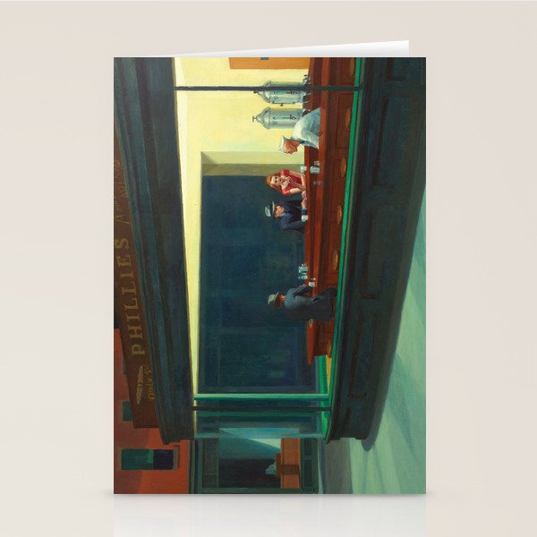 Nighthawks by Edward Hopper Stationery Card Gallery Image 2