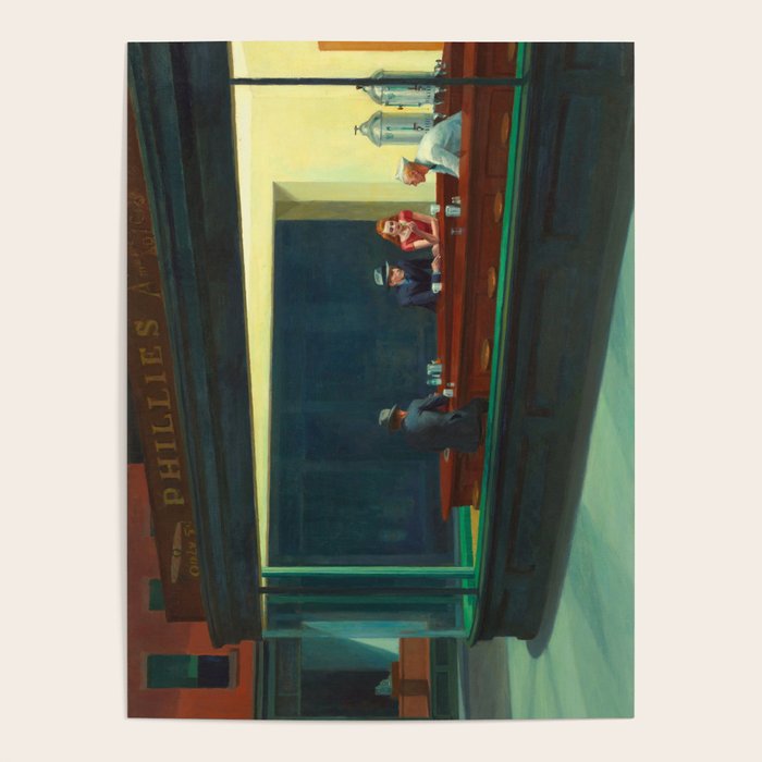 Nighthawks by Edward Hopper Poster Gallery Image 1