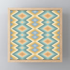 Boho Western Geometric Pattern VI Mini Art Print Gallery Image 1