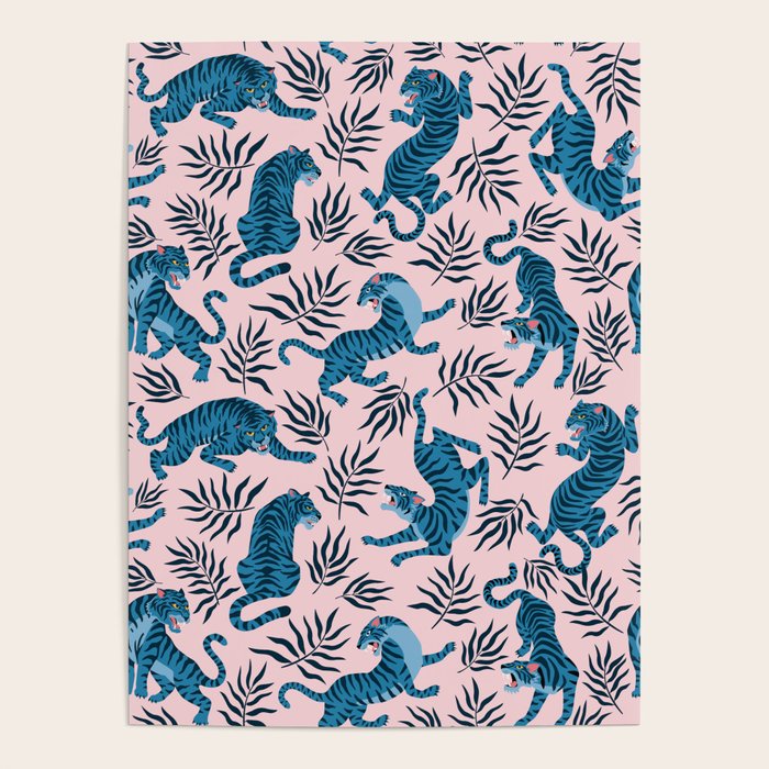 Blue asian tigers Poster Gallery Image 1