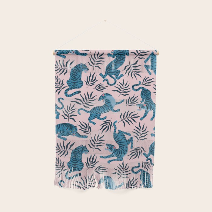 Blue asian tigers Wall Hanging Gallery Image 1