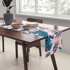 Blue asian tigers Table Runner Gallery Image 2