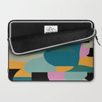 Abstract Collage in Teal Laptop Sleeve Gallery Image 2