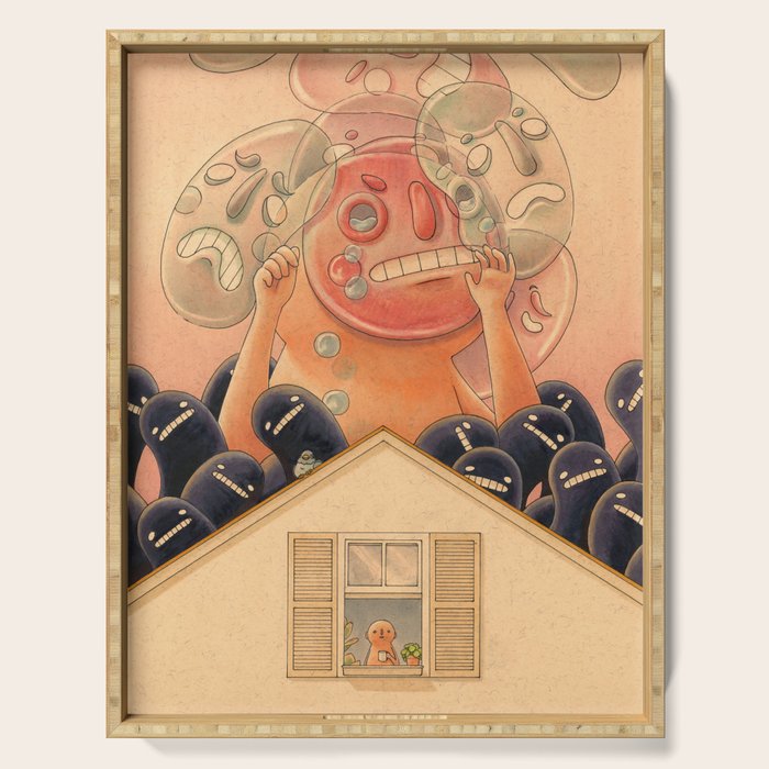 Strange Feeling Serving Tray Gallery Image 1