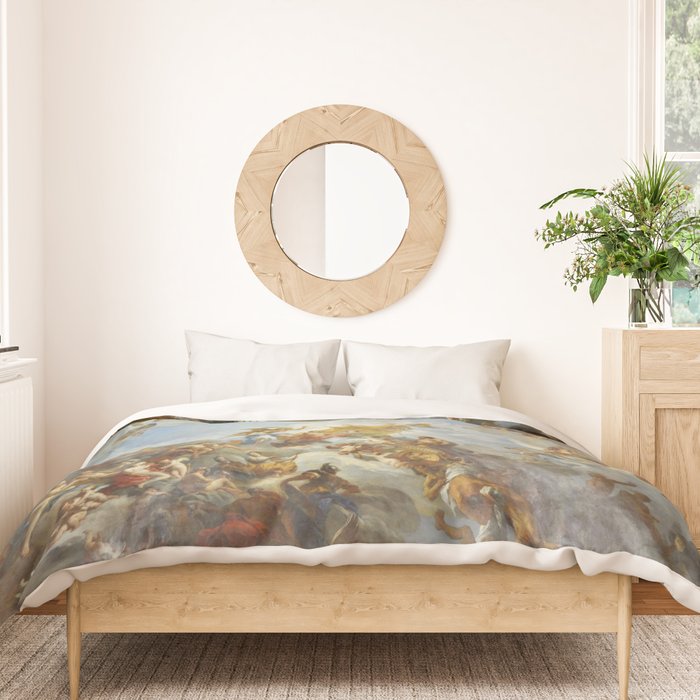 The Apotheosis of Hercules Versailles Palace Ceiling Mural Duvet Cover Gallery Image 3