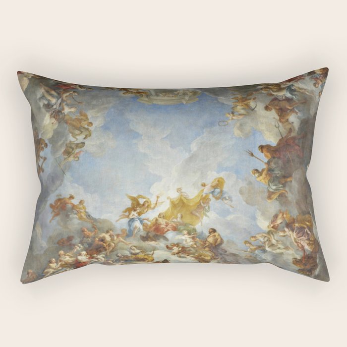 The Apotheosis of Hercules Versailles Palace Ceiling Mural Rectangular Pillow Gallery Image 1