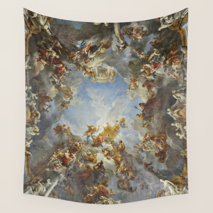 The Apotheosis of Hercules Versailles Palace Ceiling Mural Wall Tapestry Gallery Image 1