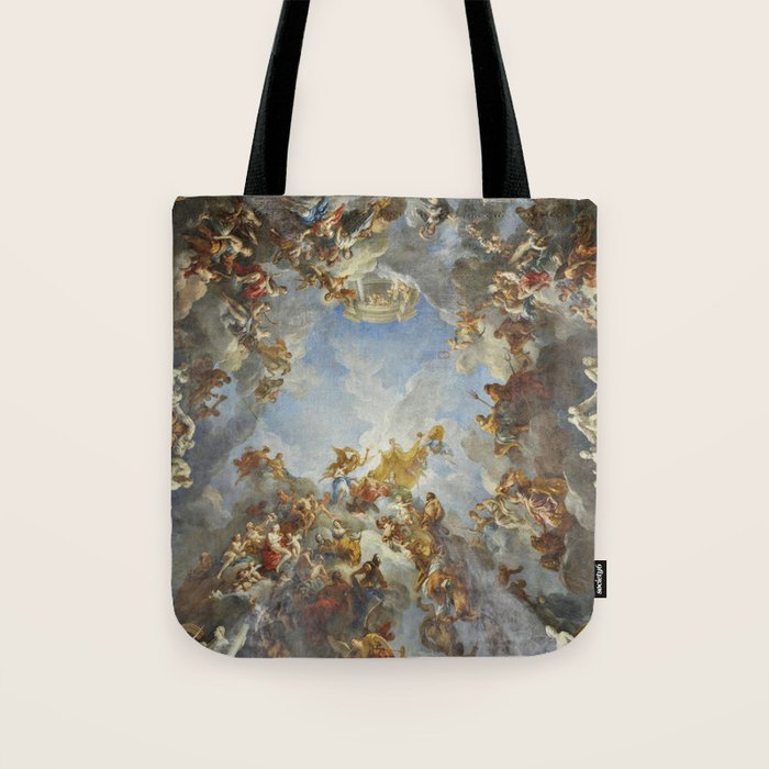 The Apotheosis of Hercules Versailles Palace Ceiling Mural Tote Bag Gallery Image 1