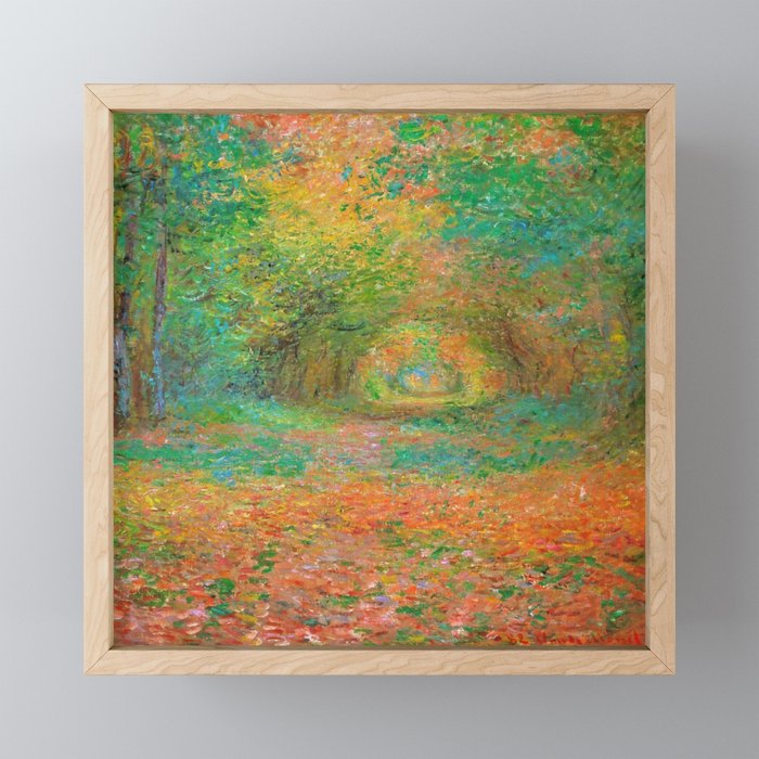 Claude Monet - The Undergrowth in the Forest of Saint-Germain (1882) Mini Art Print Gallery Image 1