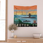 Groton, CT - Submarine Homeport Wall Tapestry Gallery Image 2
