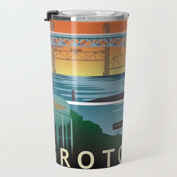 Groton, CT - Submarine Homeport Travel Mug Gallery Image 3