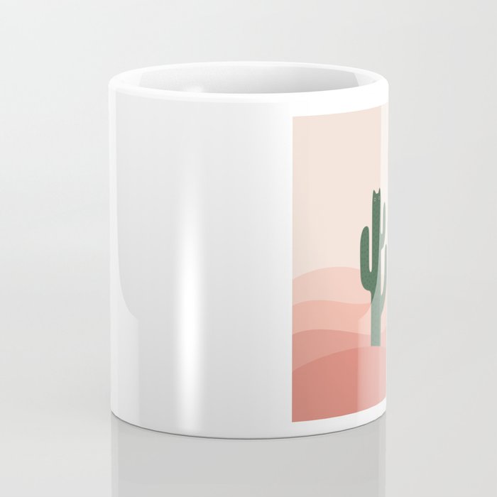 Cat Landscape 84: Cat-tus Coffee Mug Gallery Image 4